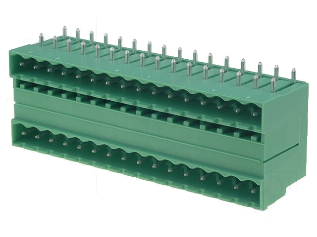 Ontkoppelbare terminal strip; 5,08mm; banen: 32; hoek van 90 ° Ontkoppelbare terminal strip; 5,08mm; banen: 32; hoek van 90 °